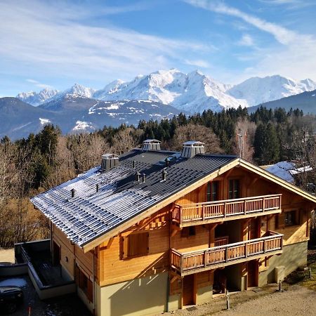 Ferienwohnung Les Chalets Pre D'Annie Combloux Exterior foto