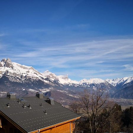 Ferienwohnung Les Chalets Pre D'Annie Combloux Exterior foto