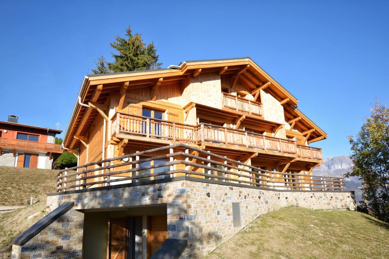 Ferienwohnung Les Chalets Pre D'Annie Combloux Exterior foto