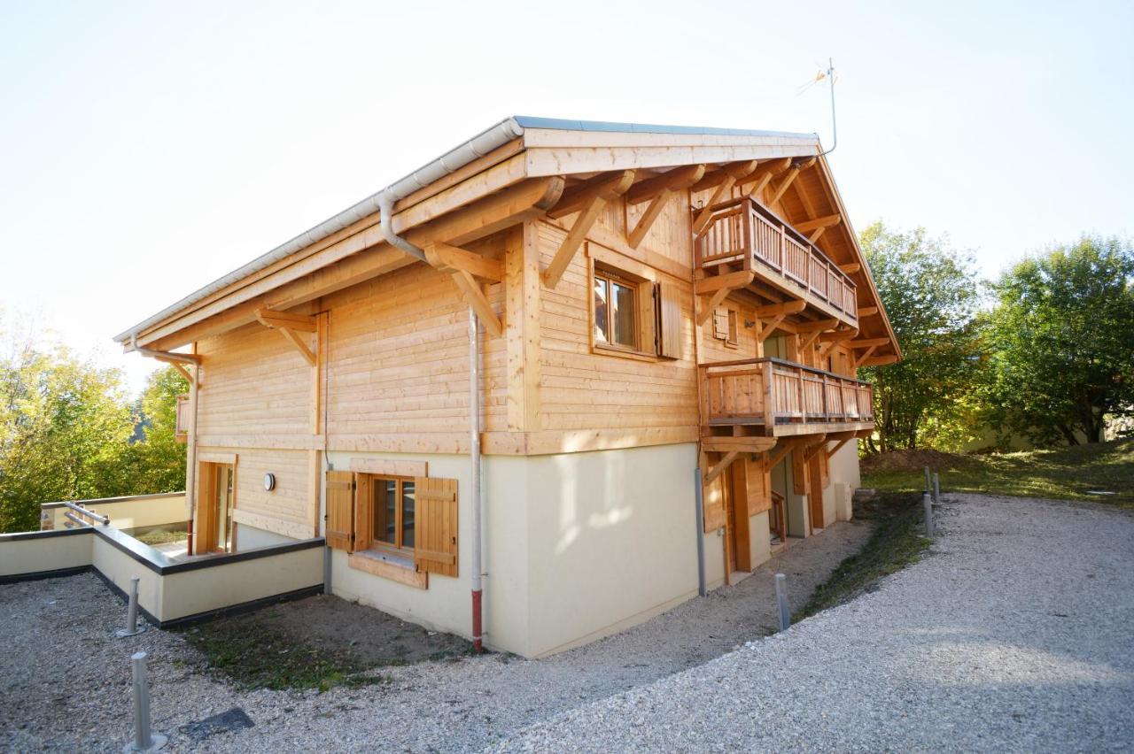 Ferienwohnung Les Chalets Pre D'Annie Combloux Exterior foto