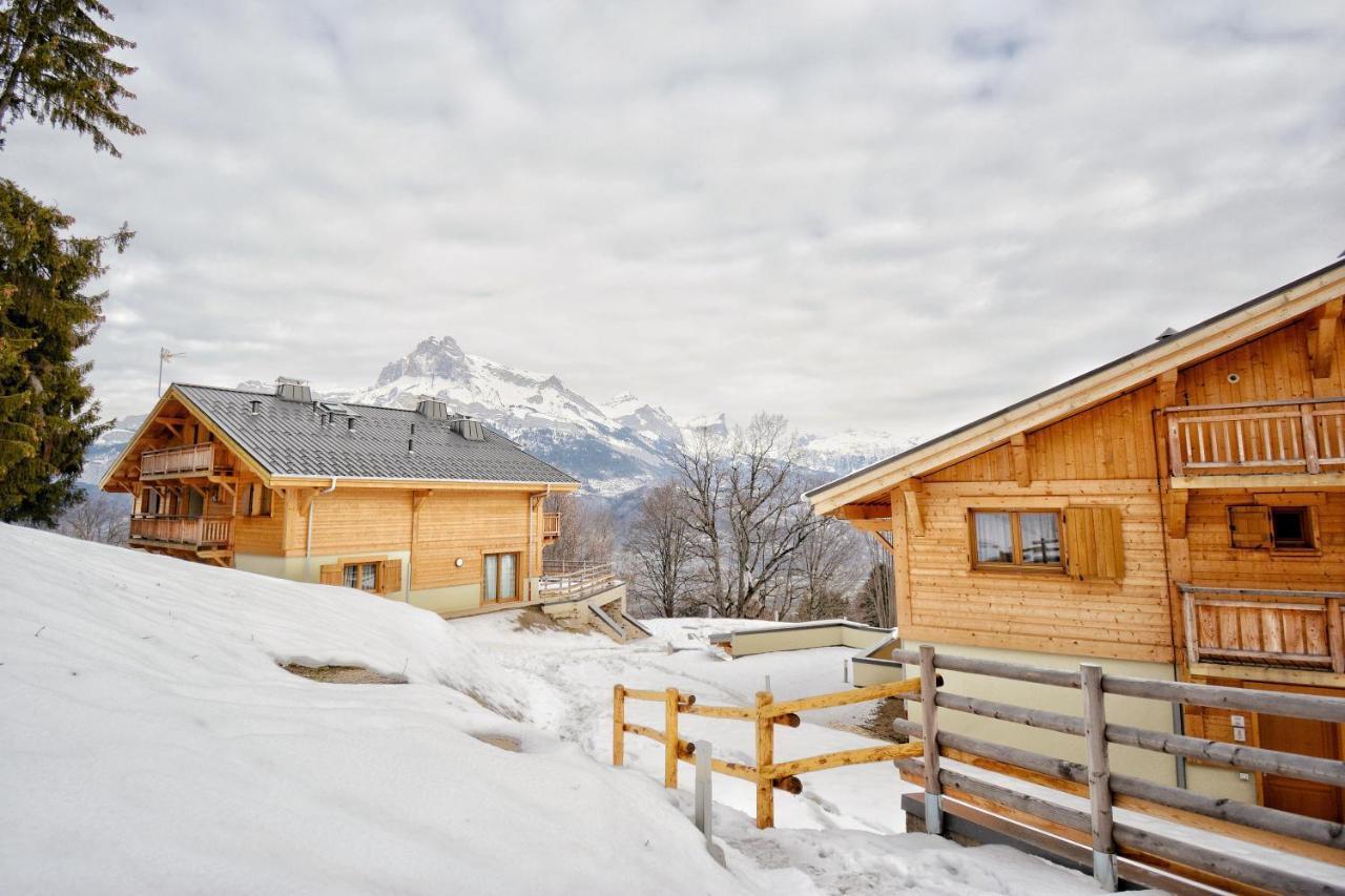 Ferienwohnung Les Chalets Pre D'Annie Combloux Exterior foto